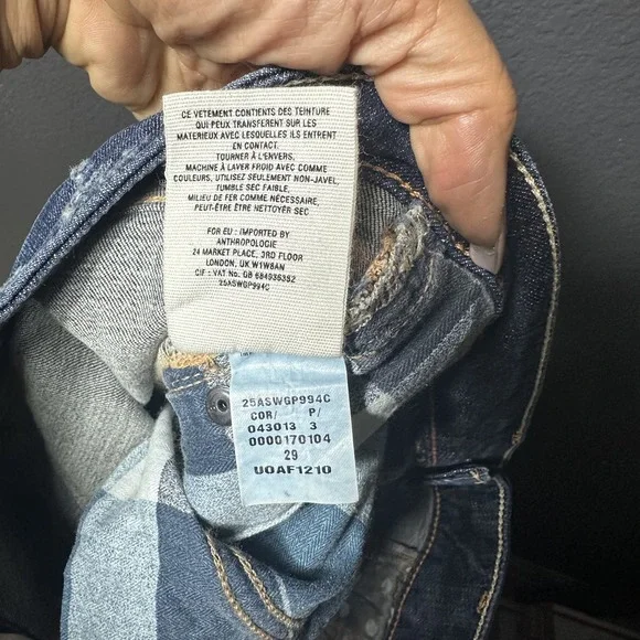 Pilcro And The Letterman Women's Medium Denim Wash Jeans Size No. 29 - Picture 9 of 9